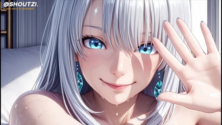 Mira Is Back, White Hair Harem Girl, Anal Cowgirl Then Doggy, Facial Overflow, 4k120
