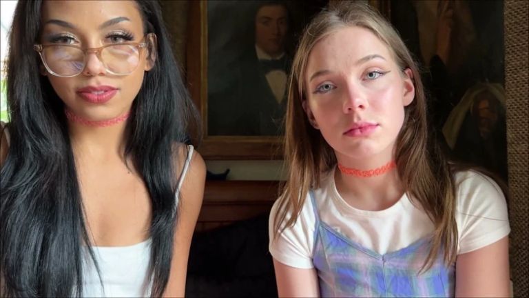 Step Daughter Shares Her Friend with Step Dad - Venus Vixen X Bianca Bangs - Family Therapy - Alex Adams