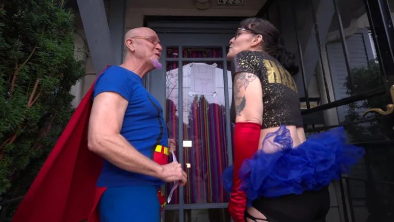 Superhero Vs. Maleficunt: Innocent Bystanders Saved From Giggling Femdom