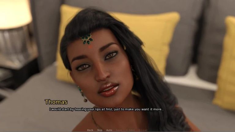 Grandma's House - Gameplay - Roleplay - Saree - Desi MILF Doctor Masturbated by Patient and Sucking Cock