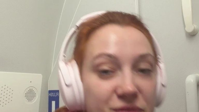 I Pee in the Plane Toilet!