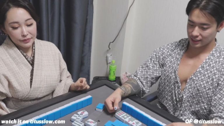 I Caught This Japanese MILF Cheating at Mahjong… so I Made Her an Offer She Couldn't Refuse