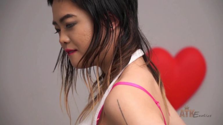 Asian Teen in Socks