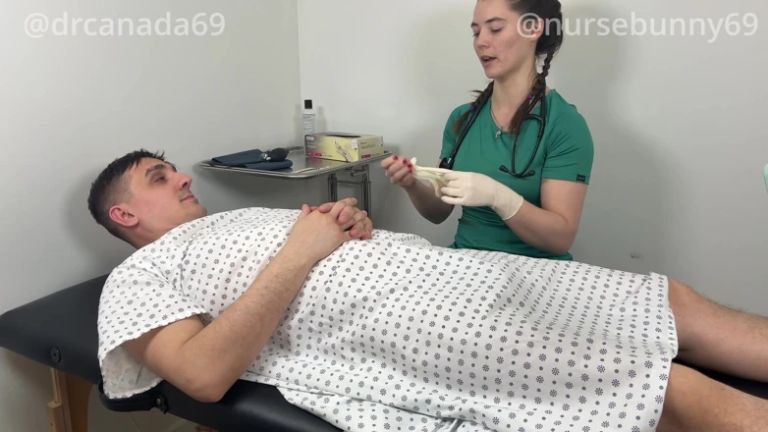Nurse Bunny Gives Dr. Canada a Pervy Exam Multi Angle