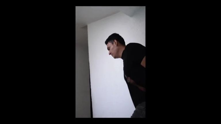 Creampie and Anal Sex with a Big Ass Whore, While I Show Her the Apartment. 18 Years Old