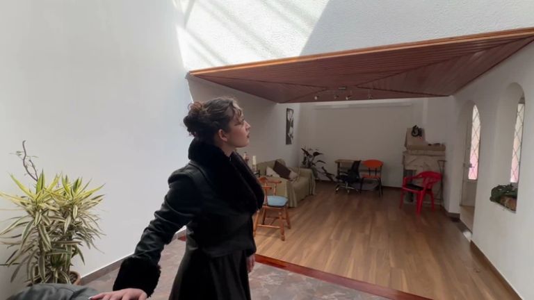 Goth Girl Finds a Stranger in Her Room, Then Rides Him