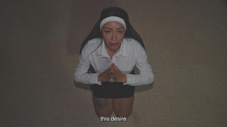 Sluttiest Nun Welcomes the Priest by Taking His Whole Thick Cock All the Way Down Her Throat Until She Squeezes Out All His Cum!
