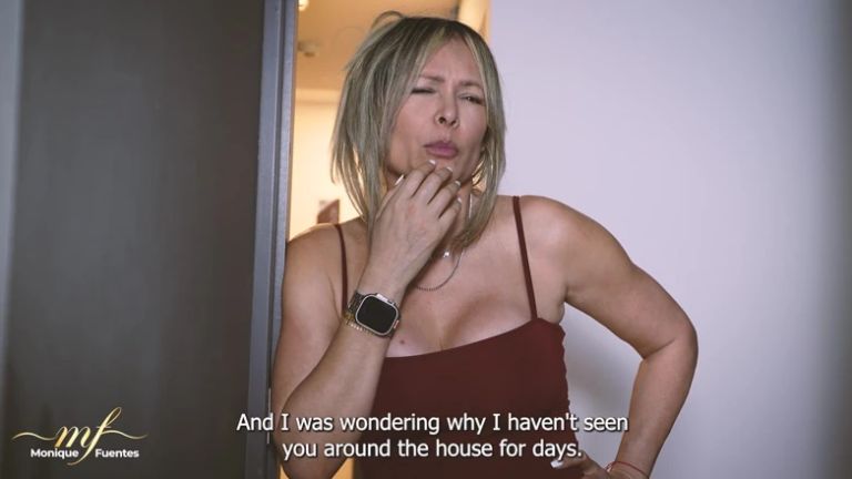 Mature Neighbor Waits for Her Husband to Leave so She Can Go in Search of Casual Sex - Monique Fuentes & Brandon Cruz