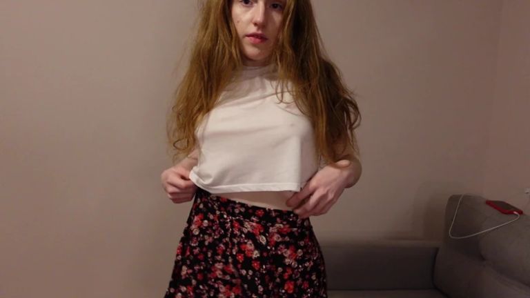 Redhead Striptease