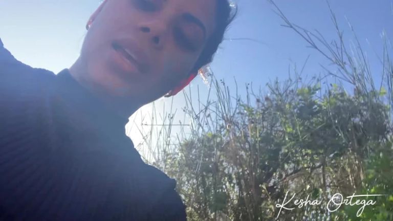 Stacked Babe Kesha Ortega Gets Nasty in a Wild Outdoor Masturbation!