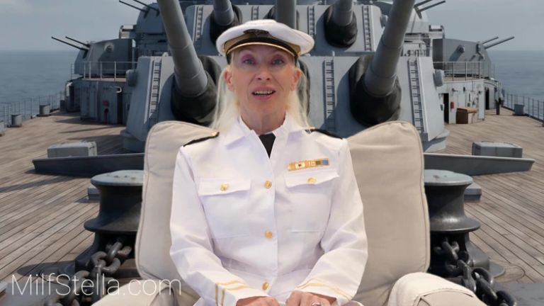 Gonzo Slowmo Pussy Stretching Naval Edition - Stella's Self Pleasure E43 - MILF Stella