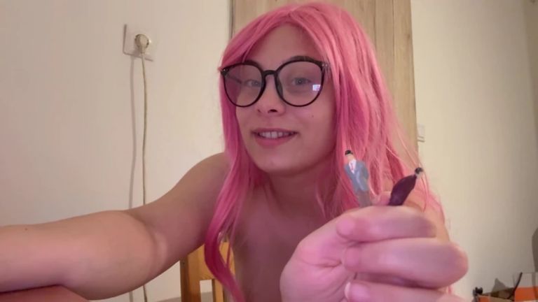Giantess Has Sex with 2 Tiny People