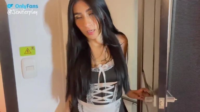 Nun and Maid Eat a Big Cock and End up with Cum in Their Ass - Jenifer Play