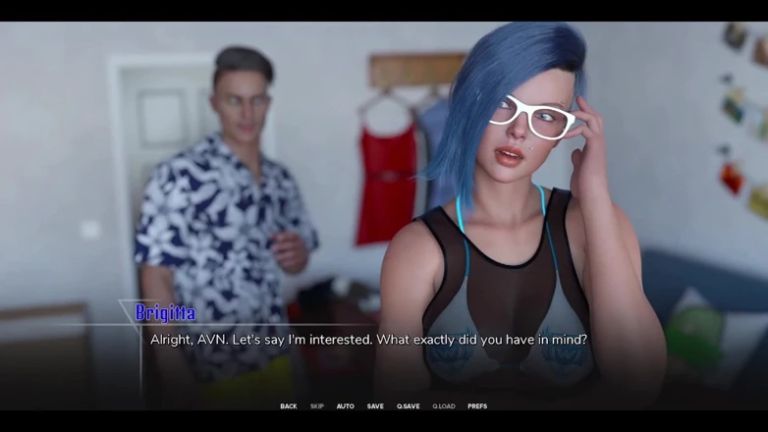 Taboo University - Blue Haired Arogant College Girl Wants to Make a Deal