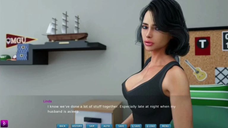 Lady Deepthroats and Sucks Big White Cock - Gameplay