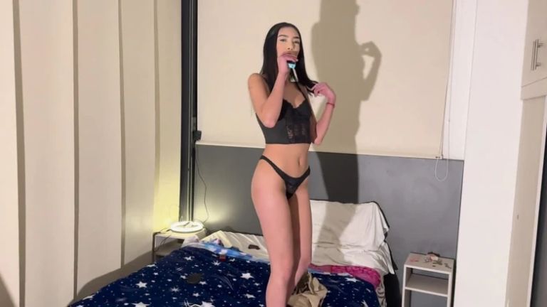 An 18-year-old Girl Wants to Make Her First Video with Me.