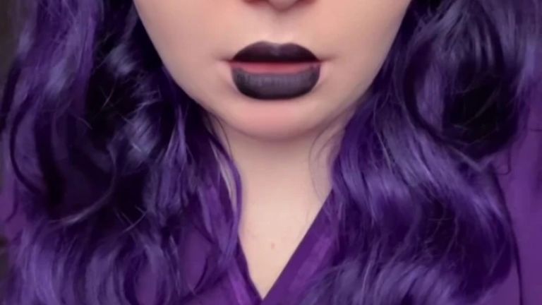 Caught the Fat Goth Nurse Masturbating
