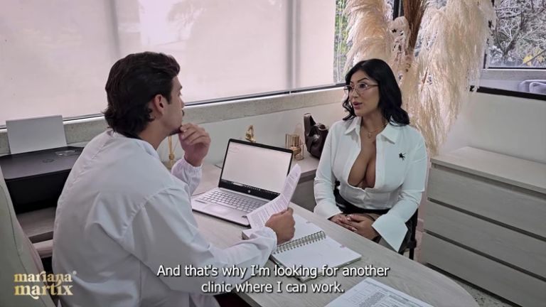 Mariana's Anatomy Chapter Ii: Dr. Martix Has Risky Sex with Her Patient Next to His Wife - Mariana Martix