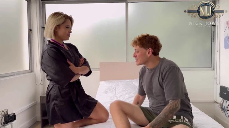 I Give a Nice Fuck to Little Blonde Stepsister Until She Gives Her All Her Rich Milk in Her Mouth