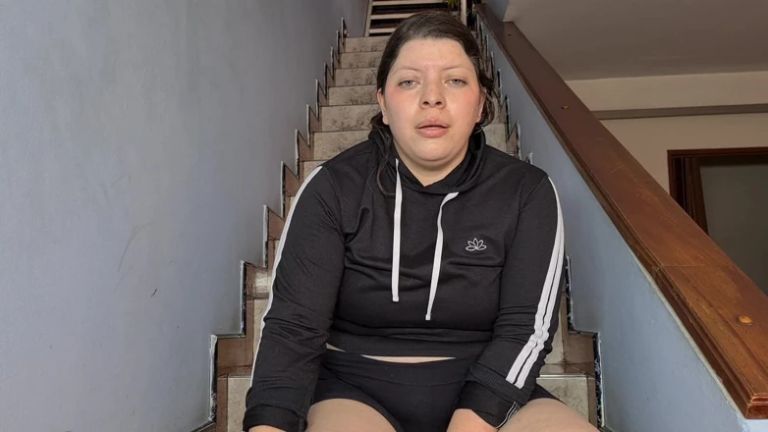 Running Down the Stairs