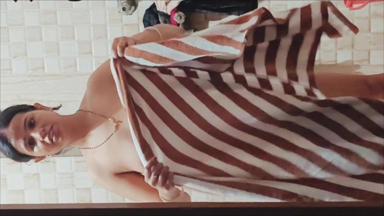 Big Ass Latika Nude in Bathroom