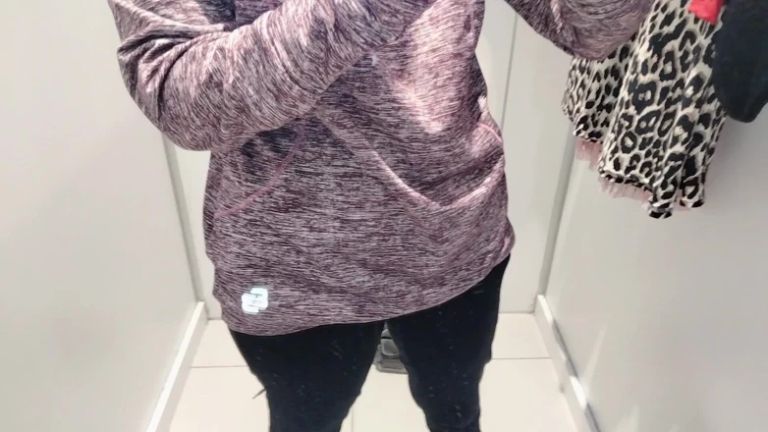 Sexy Stepmommy Tries on Panties.