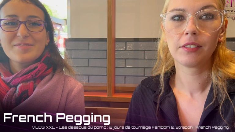 Vlog Xxl - Behind the Scenes of Porn: 2 Days of Femdom &amp; Strapon Filming - French Pegging