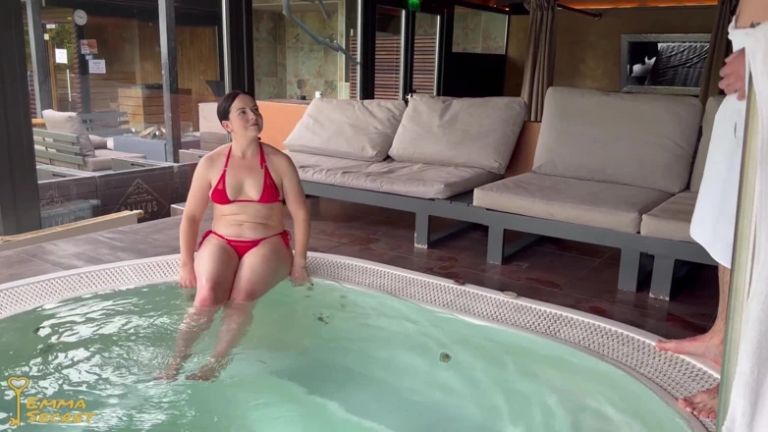 Awesome! Big Dick Fucks Me Right at the Hot Tub!
