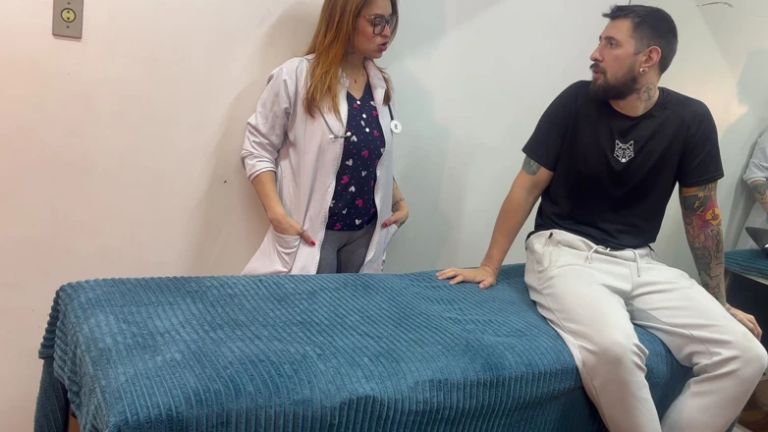 Redhead Physiotherapist Left Me Cum on My Face Because I Was Pms