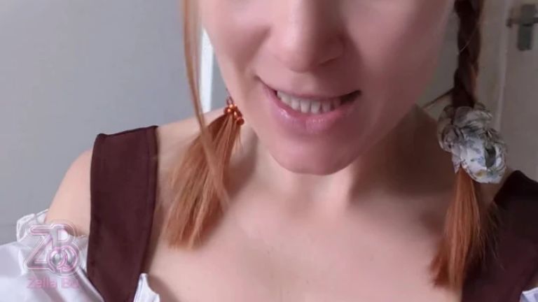 Redhead Girl Zella Bu Pisses on Your Face