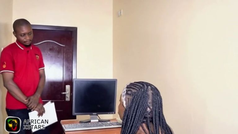 Office Blowjob Under the Desk- You Must Fuck Me Before I Employ You