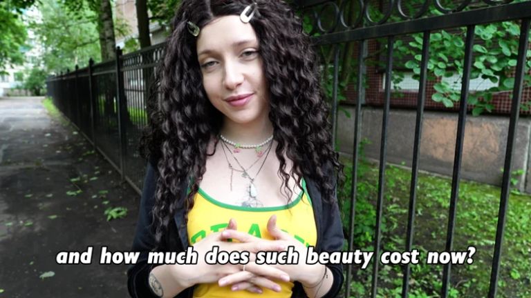 Maramoyka Adventures Part 3. Chance Encounter Ended with a Creampie Curly Slut